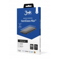 Stikla ekrāna aizsargs 3MK Hard Glass Max Finger Print Samsung S908 S22 Ultra 5G black 